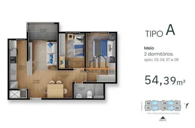 Apartamento com 2 quartos à venda no Centro, Canoas 