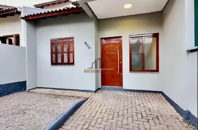 Casa à venda em sapucaia do sul - bairro vargas - semi-novos - piso em porcelanato e acabamento em gesso
