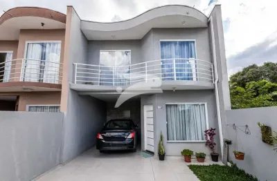 Casa com 3 quartos à venda na rua água mineral, 407, jardim busmayer, campo largo, 130 m2 por r$ 496.000
