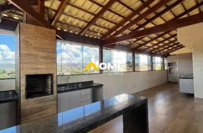 Cobertura à venda, 3 quartos, 1 suíte, 4 vagas, tirol - belo horizonte/mg