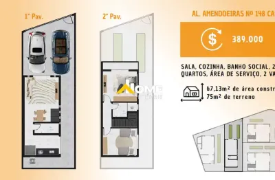 Casa à venda, 2 quartos, 2 vagas, masterville - sarzedo/mg