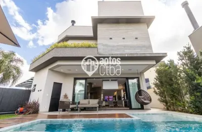 Casa em condomínio fechado com 4 quartos à venda na rua domingos gulin, 111, butiatuvinha, curitiba por r$ 4.900.000