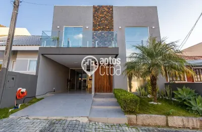 Casa em condomínio fechado com 3 quartos à venda na rua frederico stella, 400, cachoeira, curitiba por r$ 750.000