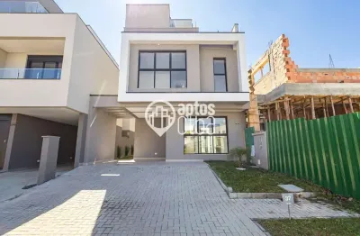 Casa em condomínio fechado com 4 quartos à venda na rua irma schreiner maran, 503, santa cândida, curitiba por r$ 1.190.000
