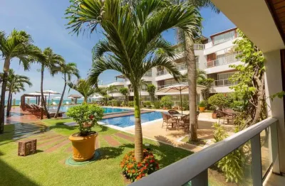 Apartamento frente mar dunas de cotovelo: 2 suítes com 61m²