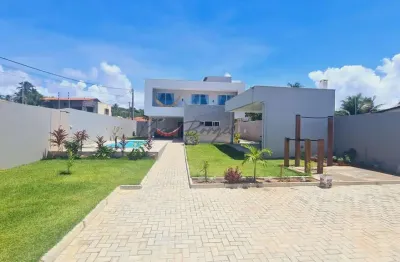 Casa de praia tabatinga: 185m², 3 suítes, piscina e jardim
