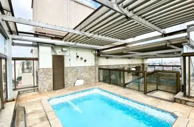 Cobertura duplex moinho velho | 4 vagas | área gourmet com piscina | metrô sacomã | agende a sua visita