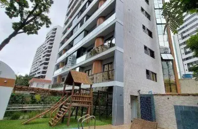 Apartamento na jaqueira com 4 dormitórios à venda, 124 m² - jaqueira - recife/pe