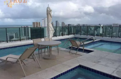 Contato e maiores informações    0.8.1.9.9.1.7.8.0.2.2.7   flat com 2 dormitórios para alugar, 53 m² por r$ 4.500/mês - boa viagem - recife/pe