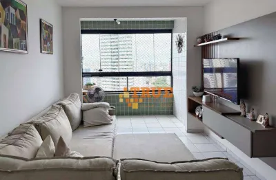 Apartamento com 3 dormitórios à venda, 79 m² - torre - recife/pe