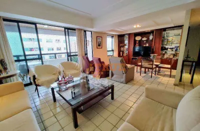 Apartamento com 177m² e área de lazer em casa forte
