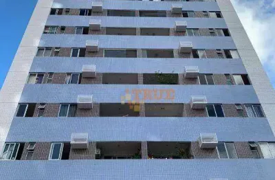 Apartamento andar alto com 3 dormitórios à venda, 80 m² - torre - recife/pe