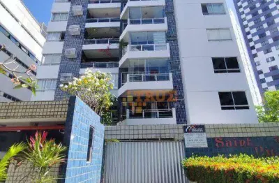 Apartamento com 3 dormitórios, 118 m² - venda ou aluguel  - boa viagem - recife/pe