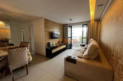 Apartamento com 3 dormitórios à venda, 90 m² por r$ 595.000,00 - torre - recife/pe