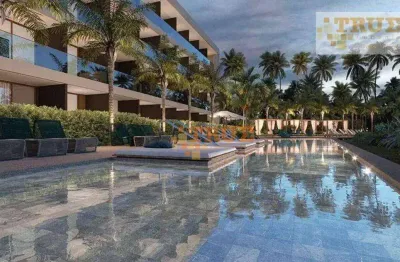 Flat com 2 dormitórios à venda, 73 m² por r$ 1.350.000 - carneiros - tamandaré/pe