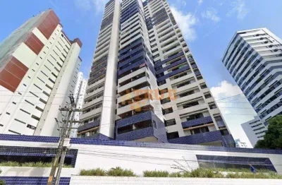 Apartamento com 3 dormitórios à venda, 130 m² por r$ 1.200.000,00 - jaqueira - recife/pe