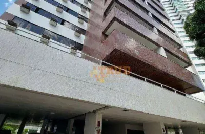 Apartamento com 4 dormitórios à venda, 180 m² - casa forte - recife/pe