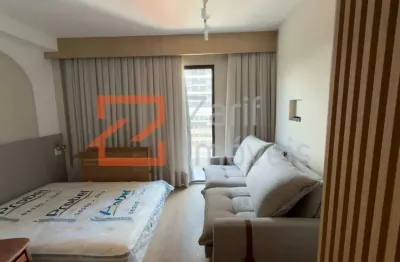 Alugo my one  apto 25 m²,studio de 1 dormitório,armário planejado,ar cond.