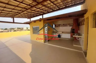 Apartamento cobertura para locação - 3 quartos (1 suíte), 1 banheiro - rosana, ribeirão das neves/mg.