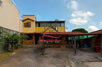 Casa duplex para locação - 6 quartos, 2 banheiros, 2 vagas - santa marta, ribeirão das neves/mg