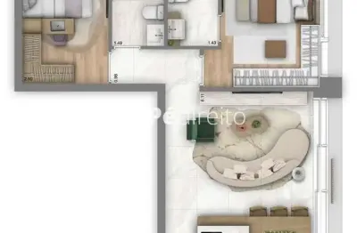 Apartamento com 2 quartos à venda na rua leopoldo couto de magalhães júnior, 356, itaim bibi, são paulo por r$ 2.778.834