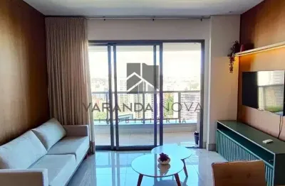 Apartamento mobiliado 1 dormitorio jd botanico com vista para pq. raya