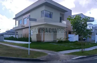 Casa em condomínio fechado com 4 quartos à venda no Alphaville (Abrantes), Camaçari 