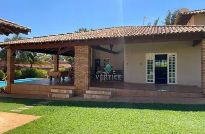 Rancho com 4 dormitórios à venda, 315 m² por r$ 1.750.000 - enseada azul - fronteira/mg