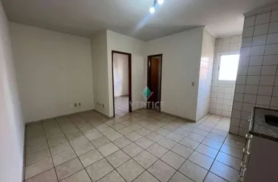 Apartamento para locação  ótima localização! 1 dormitório com armário embutido, sala/cozinha com gabinete e armário, banheiro com box, 1 garagem. esca