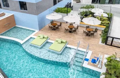 Apart novo com 2 quartos (1 suíte), área de lazer completa em boa viagem