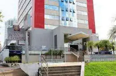 Ed santa rosa tower sala com mobiliada 54m² c/recepção, escritorio, copa banheiro e garagem