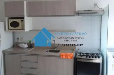 Flat para Locação em Cuiabá, Jardim Santa Marta, 1 dormitório, 1 suíte, 1 vaga