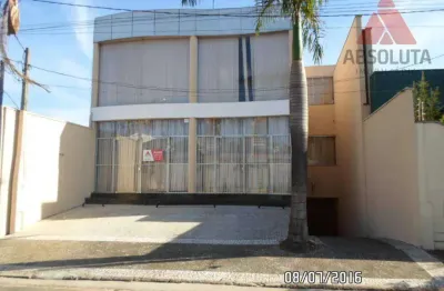 Salão para alugar, 632 m² por r$ 7.800/mês - campo limpo - americana/sp