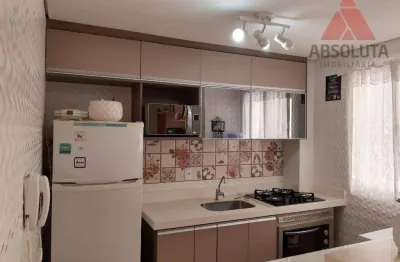 Apartamento com 2 dormitórios à venda, 44 m² por r$ 220.000,00 - jardim terramérica i - americana/sp