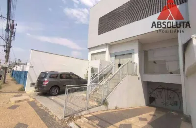 Salão para alugar, 930 m² por r$ 20.000/mês - jardim girassol - americana/sp