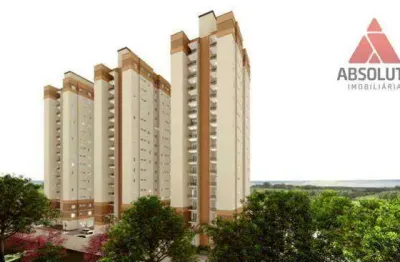 Apartamento com 2 dormitórios à venda, 59 m² por r$ 350.000,00 - praia azul - americana/sp