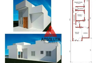 Casa com 2 dormitórios à venda, 71 m² por r$ 345.000,00 - praia azul - americana/sp