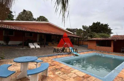 Chácara com 3 dormitórios à venda, 5030 m² por r$ 1.400.000,00 - chácaras de recreio represa - nova odessa/sp