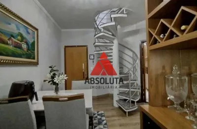 Apartamento duplex com 3 dormitórios à venda, 140 m² por r$ 678.400,00 - jardim ipiranga - americana/sp