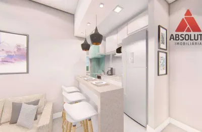 Apartamento com 2 dormitórios à venda, 59 m² por r$ 350.000,00 - praia azul - americana/sp