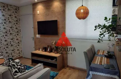 Apartamento à venda, 46 m² por r$ 202.000,00 - loteamento industrial machadinho - americana/sp