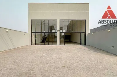 Salão para alugar, 346 m² por r$ 10.000,00/mês - jardim firenze - santa bárbara d'oeste/sp
