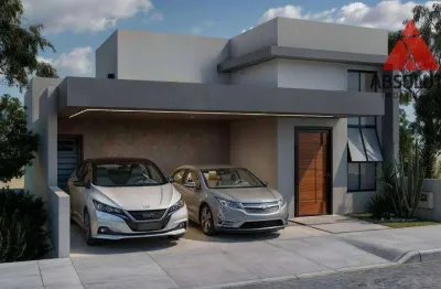 Casa em condomínio em construção com 2 dormitórios à venda, 105 m² por r$ 540.000 - pacaembu - americana/sp