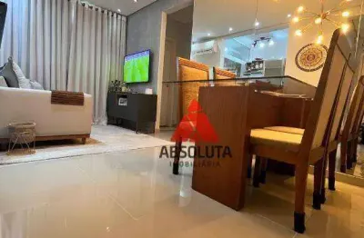 Apartamento com 2 dormitórios à venda, 50 m² por r$ 195.000,00 - praia dos namorados - americana/sp