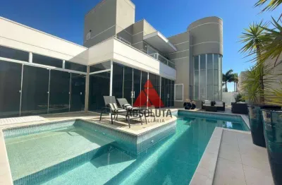 Casa com 3 dormitórios para alugar, 310 m² por r$ 13.000/mês - loteamento residencial jardim villagio ii - americana/sp