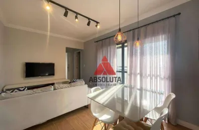 Apartamento com 2 dormitórios para alugar, 69 m² por r$ 4.000/mês - jardim ipiranga - americana/sp