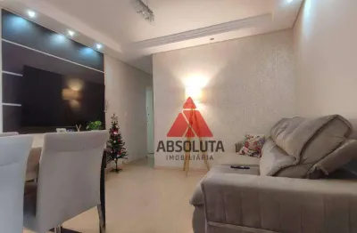 Apartamento com 3 dormitórios à venda, 60 m² por r$ 270.000,00 - parque universitário - americana/sp