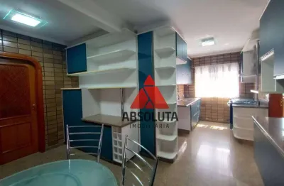 Apartamento com 4 dormitórios para alugar, 228 m² por r$ 6.000/mês - centro - americana/sp
