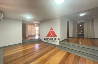 Apartamento com 4 dormitórios para alugar, 228 m² por r$ 6.000/mês - centro - americana/sp