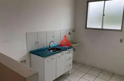 Apartamento com 2 quartos, 1 sala, 1 cozinha, 1 banheiro e 1 vaga coberta por r$1.000 em americana - sp